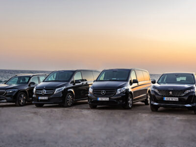 Santorini luxury travel fleet