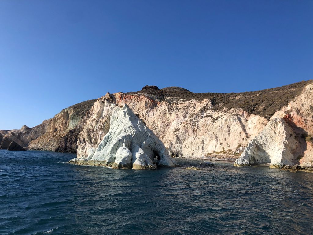 white beach -volcanic beach